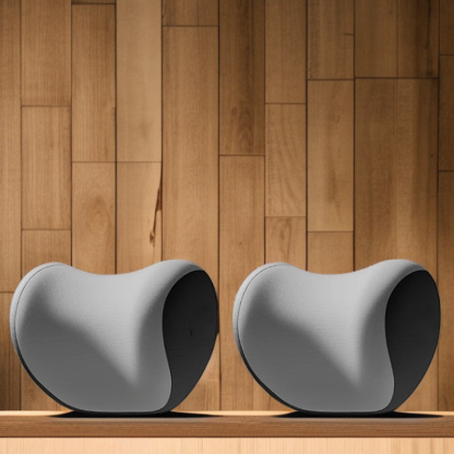 Four season universal headrest and lumbar support for automobiles
