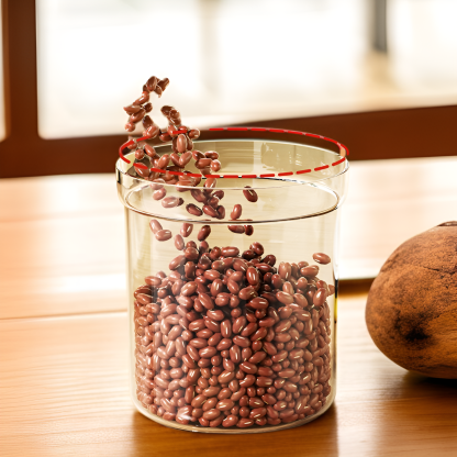 Vacuum pressed moisture-proof miscellaneous grain sealed jar