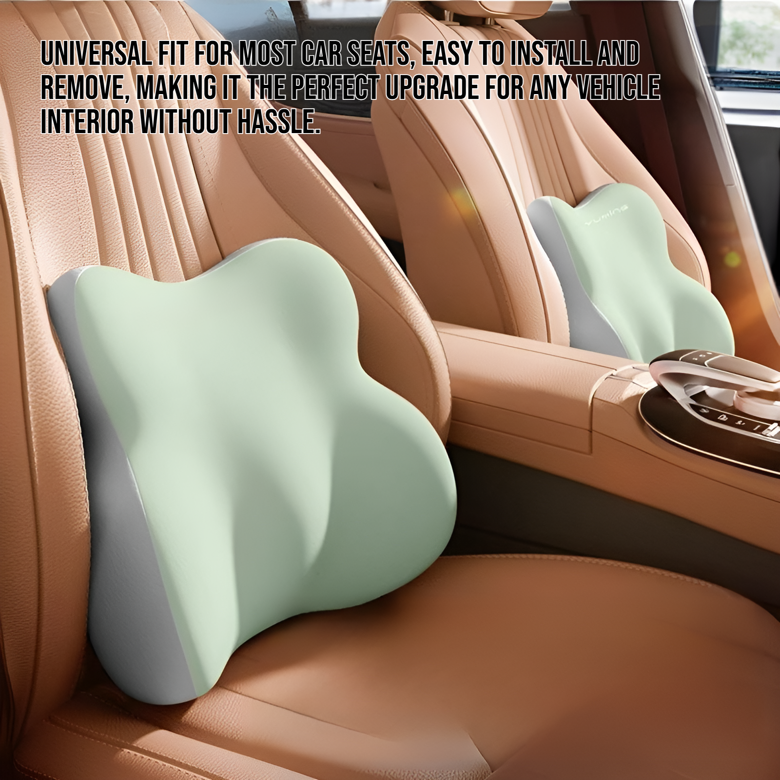 Four season universal headrest and lumbar support for automobiles