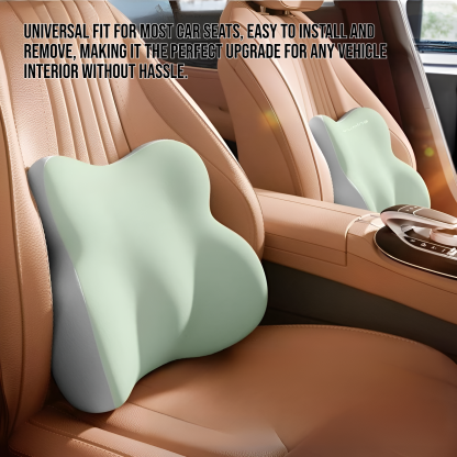 Four season universal headrest and lumbar support for automobiles
