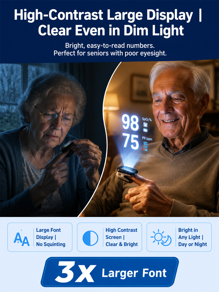 Medical-grade intelligent pulse oximeter🩸No injection required, blood sugar and blood pressure can be measured in 8 seconds!