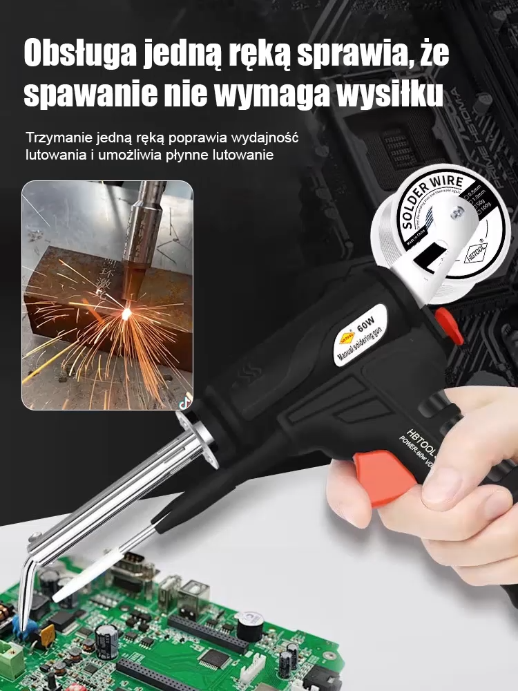  Lutownica z przełącznikiem do użytku domowego❤️Temperatura według Twojego uznania💥Uczyń każde połączenie bezpiecznym i eleganckim