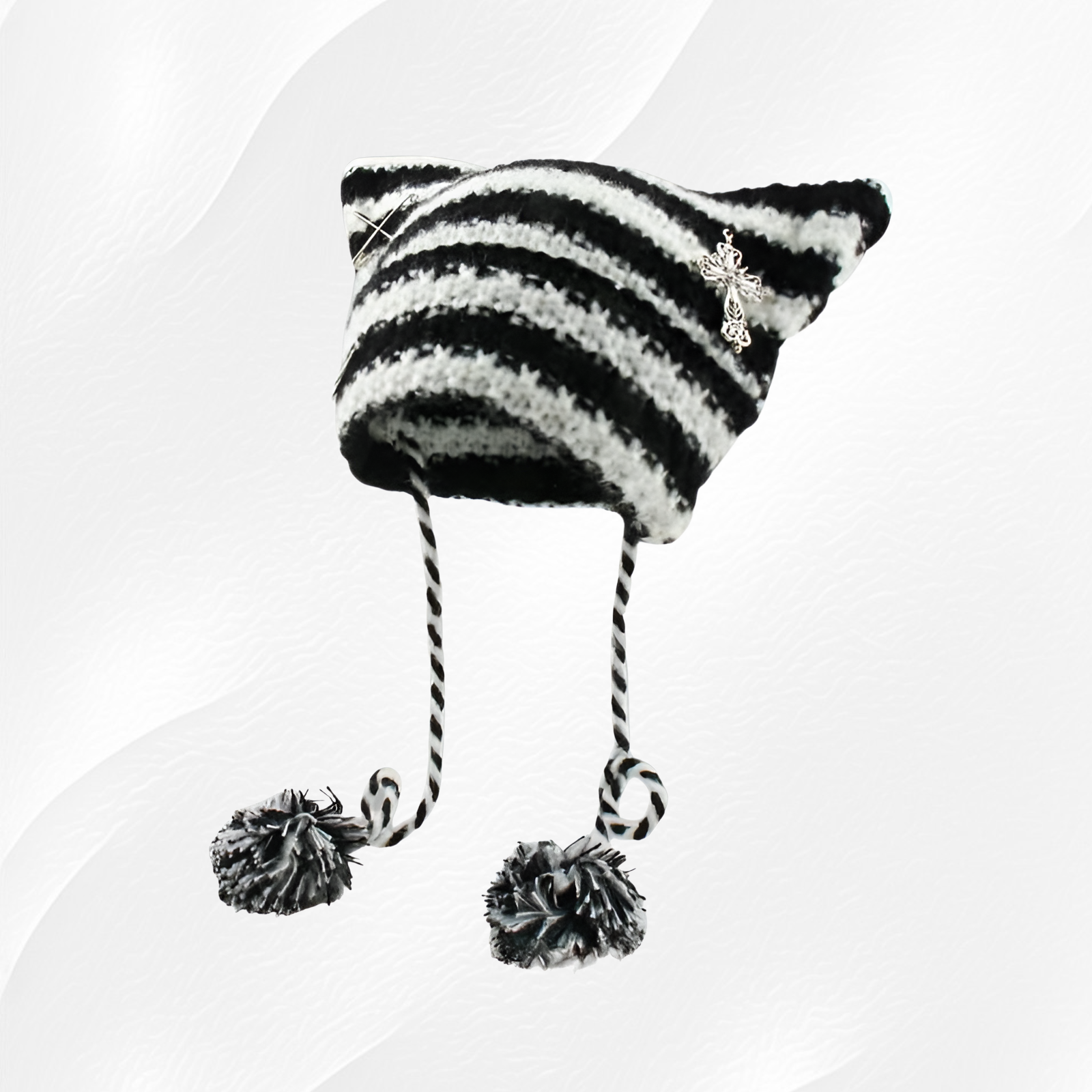 Modna czapka z włóczki