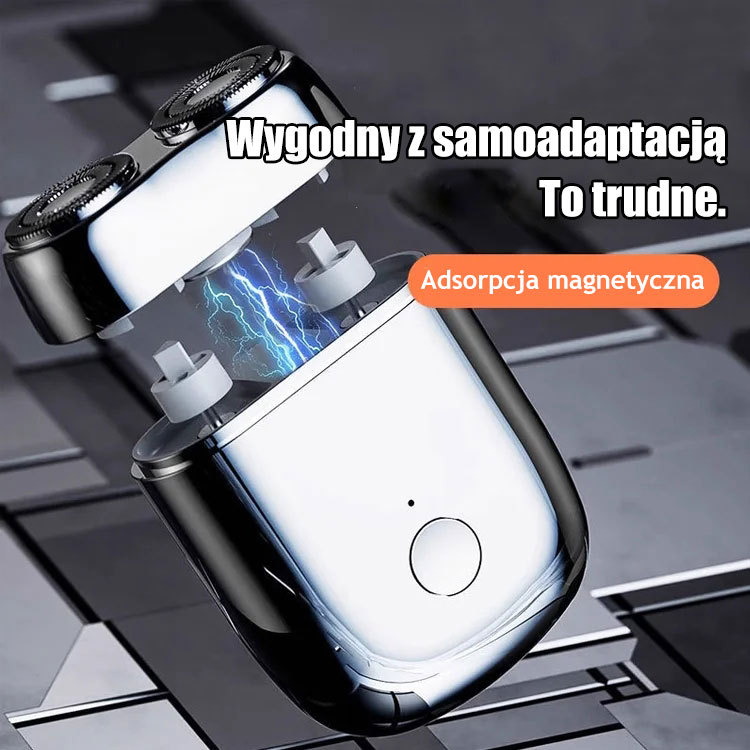 Niewiarygodnie mała, błyskawicznie czysta! Podwójna moc bez szarpania – idealnie gładka skóra ⚡💎Twój as w rękawie w podróży! Bez kabli, wodoodporna i stylowa – pewność siebie pod ręką 🚀🚿odśwież się w 30 sekund 🧔🔥