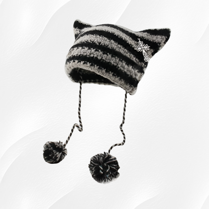 Modna czapka z włóczki