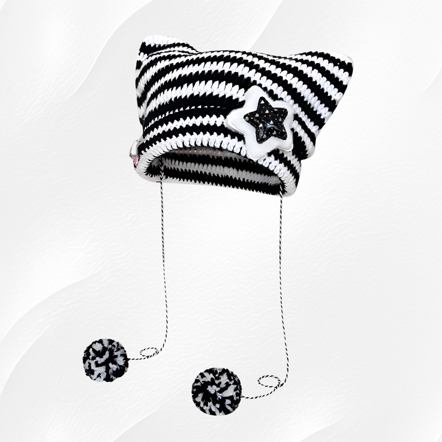 Modna czapka z włóczki