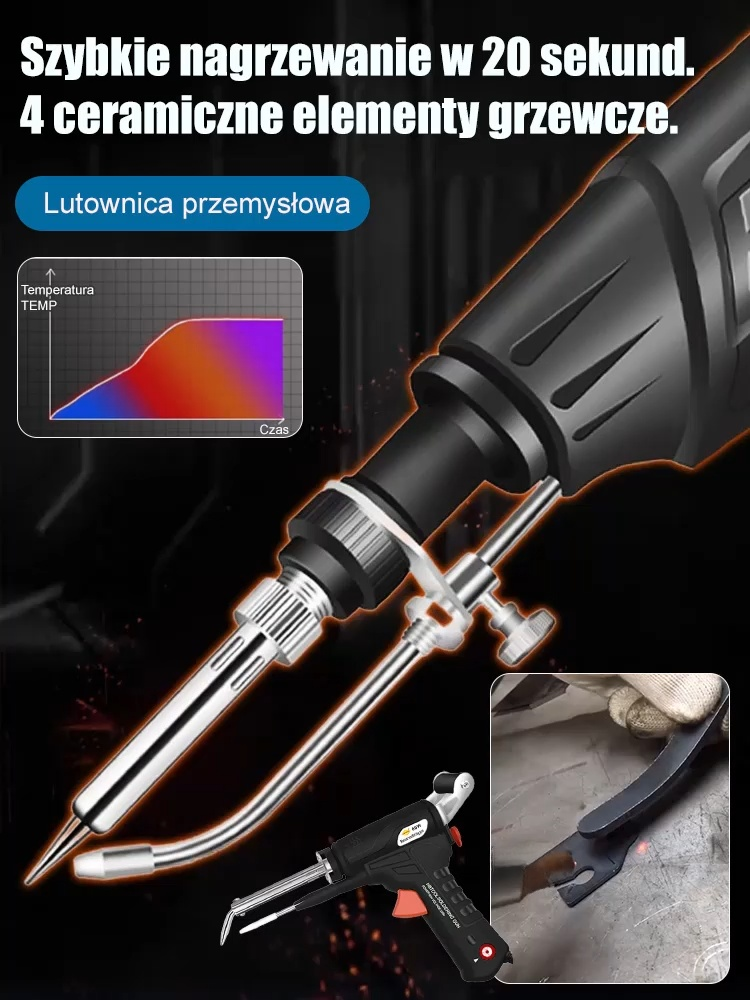  Lutownica z przełącznikiem do użytku domowego❤️Temperatura według Twojego uznania💥Uczyń każde połączenie bezpiecznym i eleganckim