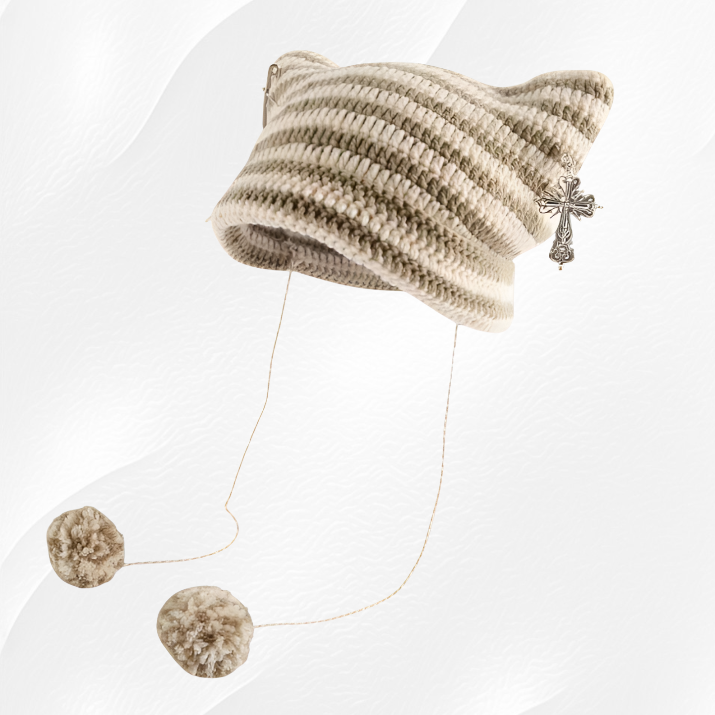 Modna czapka z włóczki