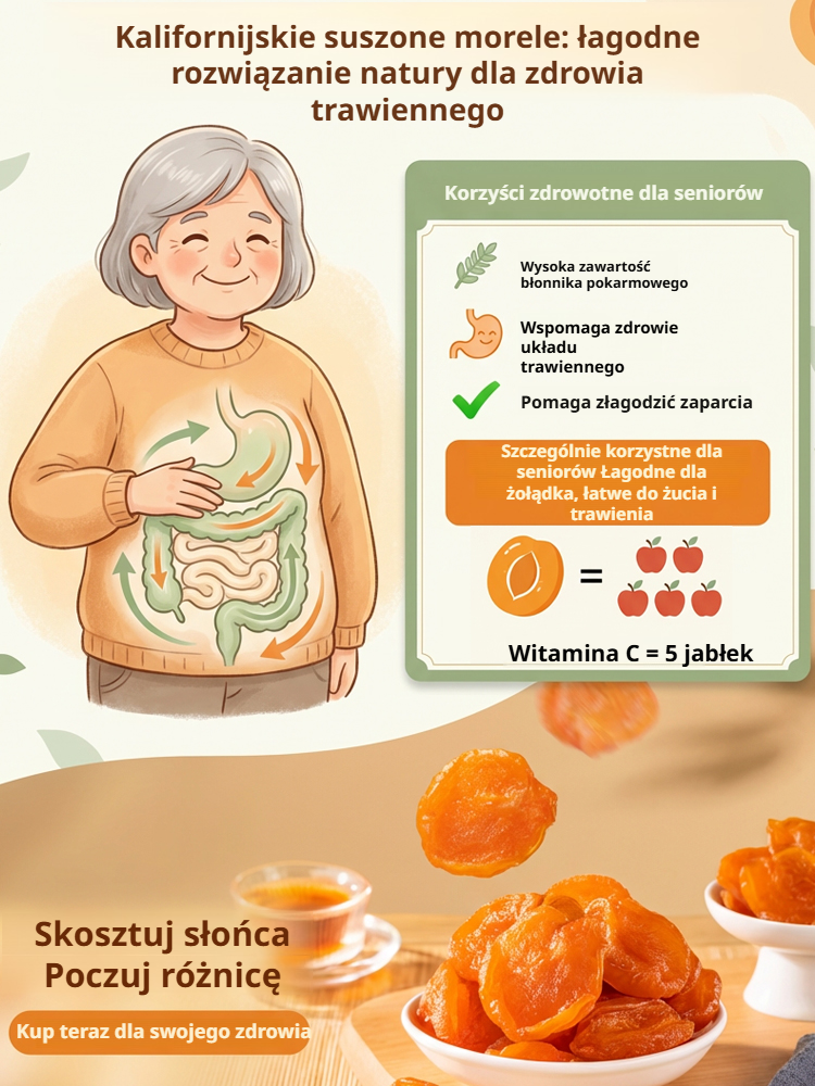 Wysokiej jakości suszone morele się nie sprzedają! Rolnicy są zmuszeni sprzedawać je online.🍑🍑【Słodkie i miękkie】Suszone morele bez pestek, bez dodatków