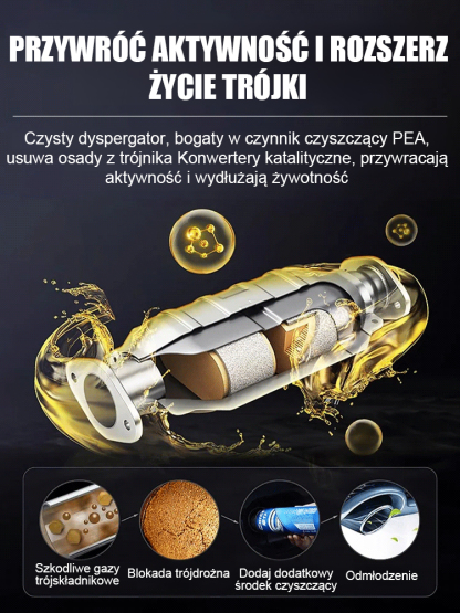 Zadbaj o auto jak profesjonalista w domu! 🛠️Skarb paliwa🧪Usuwa osady z wtryskiwaczy i zaworów