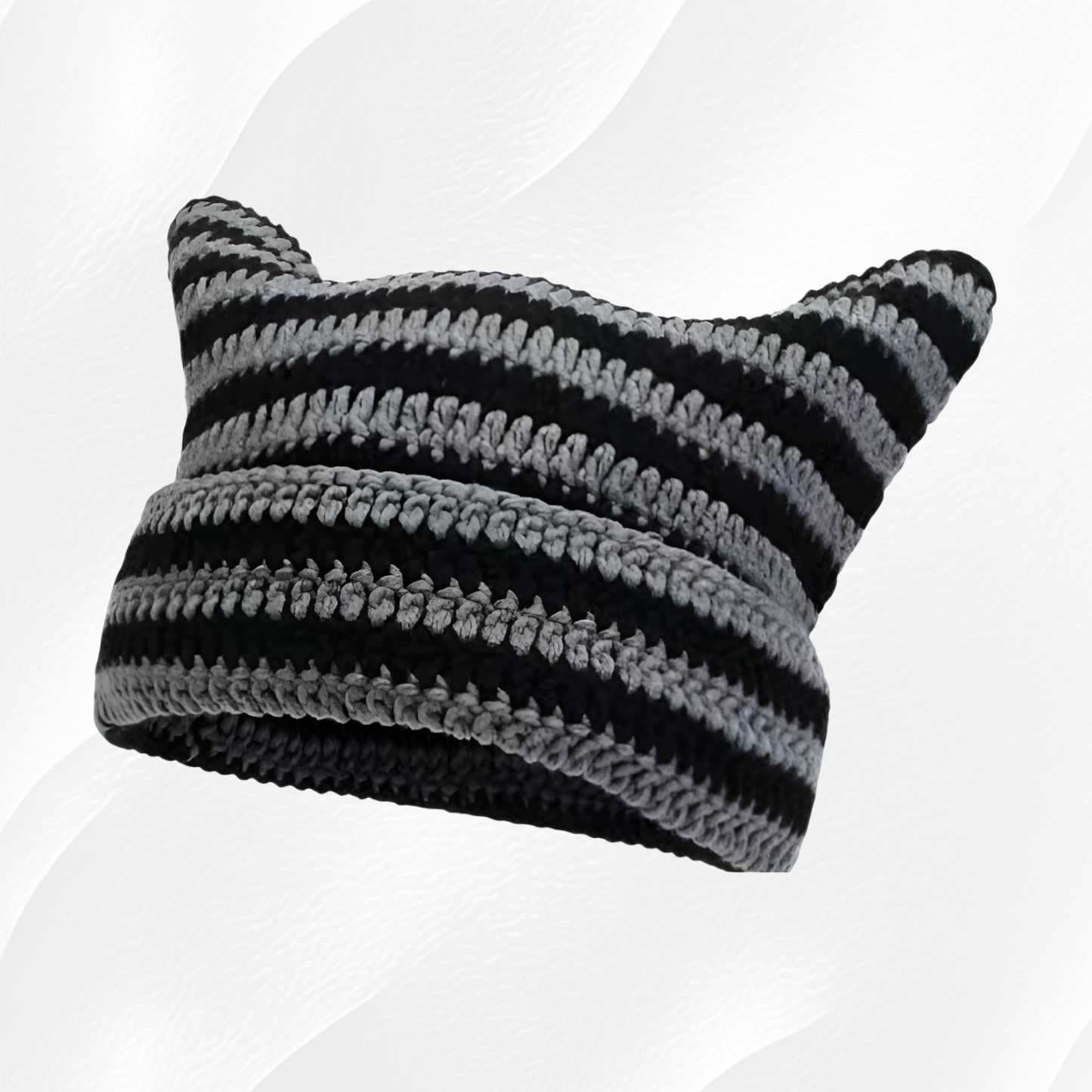 Modna czapka z włóczki