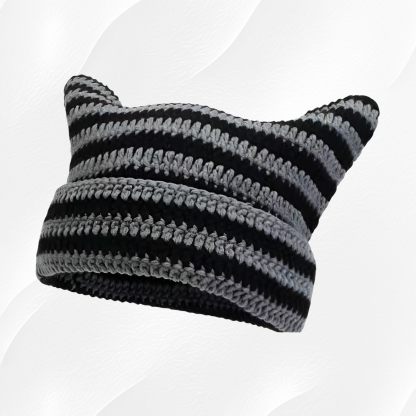 Modna czapka z włóczki