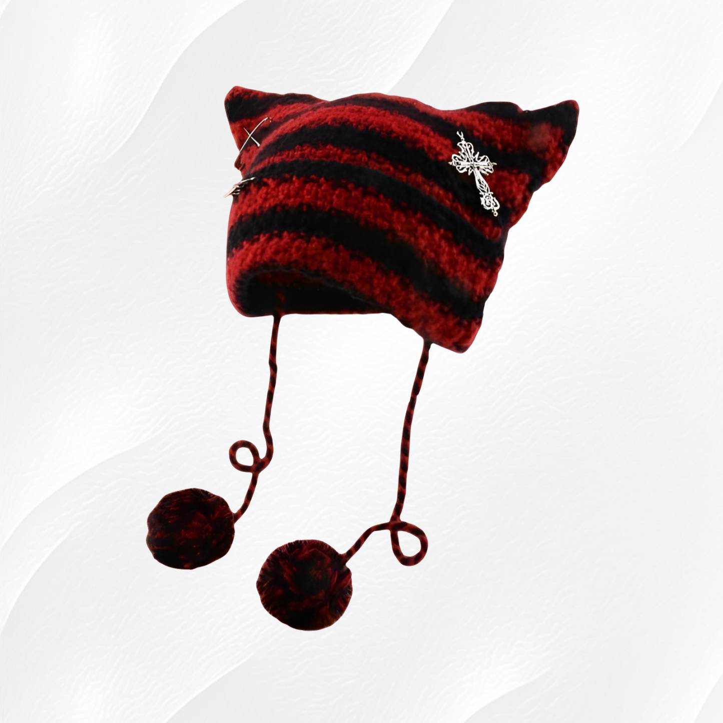 Modna czapka z włóczki