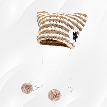 Modna czapka z włóczki