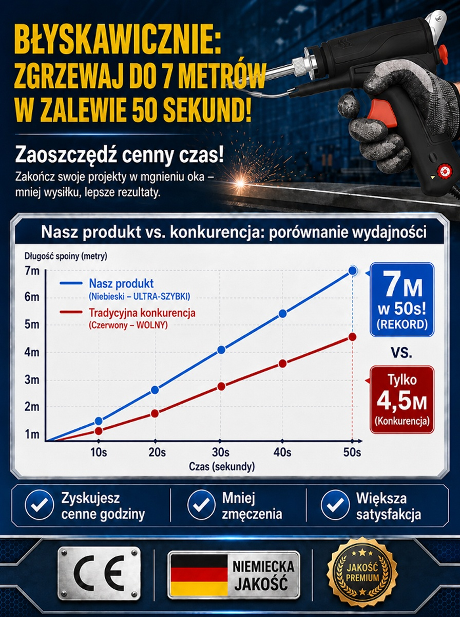 ✨Wreszcie dostępna! 5 w 1 ręczna spawarka laserowa – niemiecka jakość!  bez żadnych umiejętności! -50% dziś