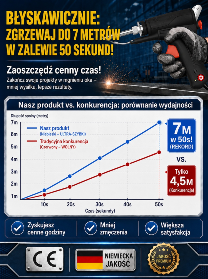 ✨Wreszcie dostępna! 5 w 1 ręczna spawarka laserowa – niemiecka jakość!  bez żadnych umiejętności! -50% dziś
