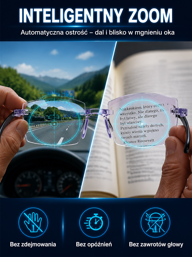 🎁Niemieckie inteligentne okulary – 1+1 gratis.