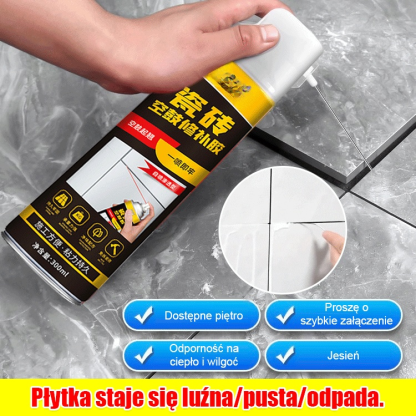 🆕Nie musisz płacić za ekipę – zrobisz to sam.Napraw puste płytki za cenę jednego posiłku! 