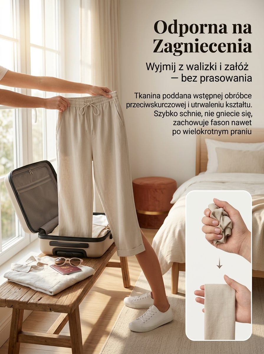 ✨Szwajcarska jakość, polska cena | 100% bawełna lniana | Trwała, nie odkształca się | idealna na lata | Miękka niczym chmura | Czujesz ją, ale nie czujesz ciepła.