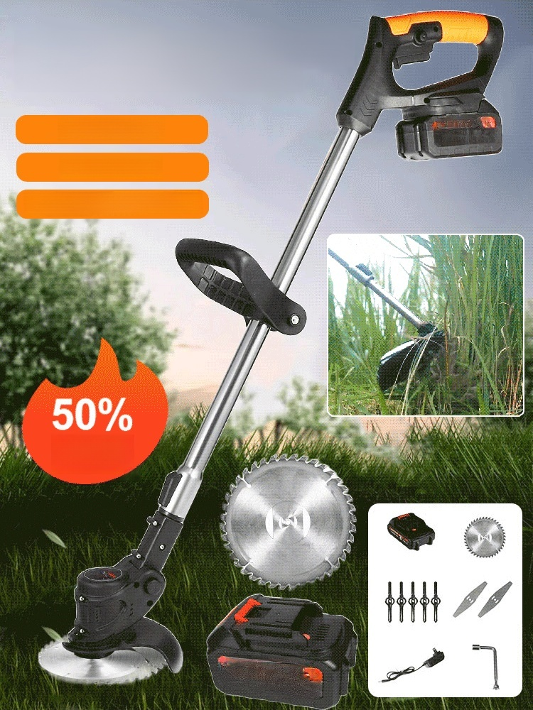 【Jedna osoba dzieli 15 akrów w kilka sekund】całkowicie miedziany chwastownik silnikowy，Bestseller! Ostre ostrza: Tydzień pracy w 1 dzień.