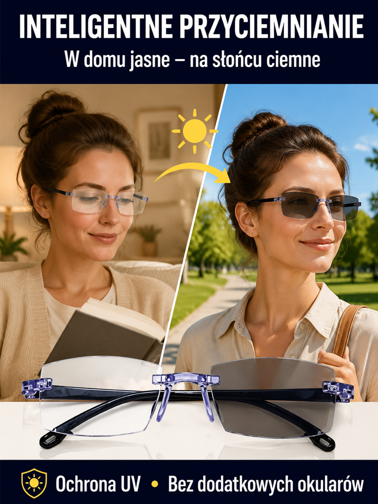🎁Niemieckie inteligentne okulary – 1+1 gratis.