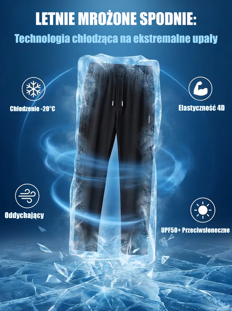 Oddychające spodnie：Lekkie i miękkie | Najnowsza technologia chłodzenia | wygoda przez cały dzień! Oddychające i stylowe, nie wychodzi z mody na długo. Oferta -50%