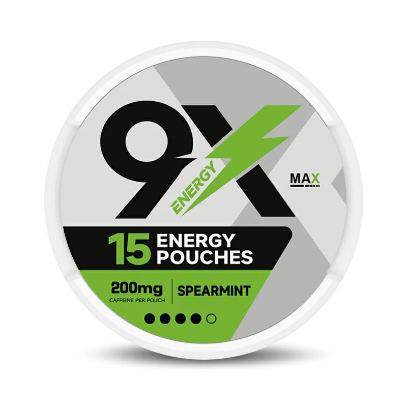 9X Energy Pouch 200mg Caffeine with 8 Flavors Order Online