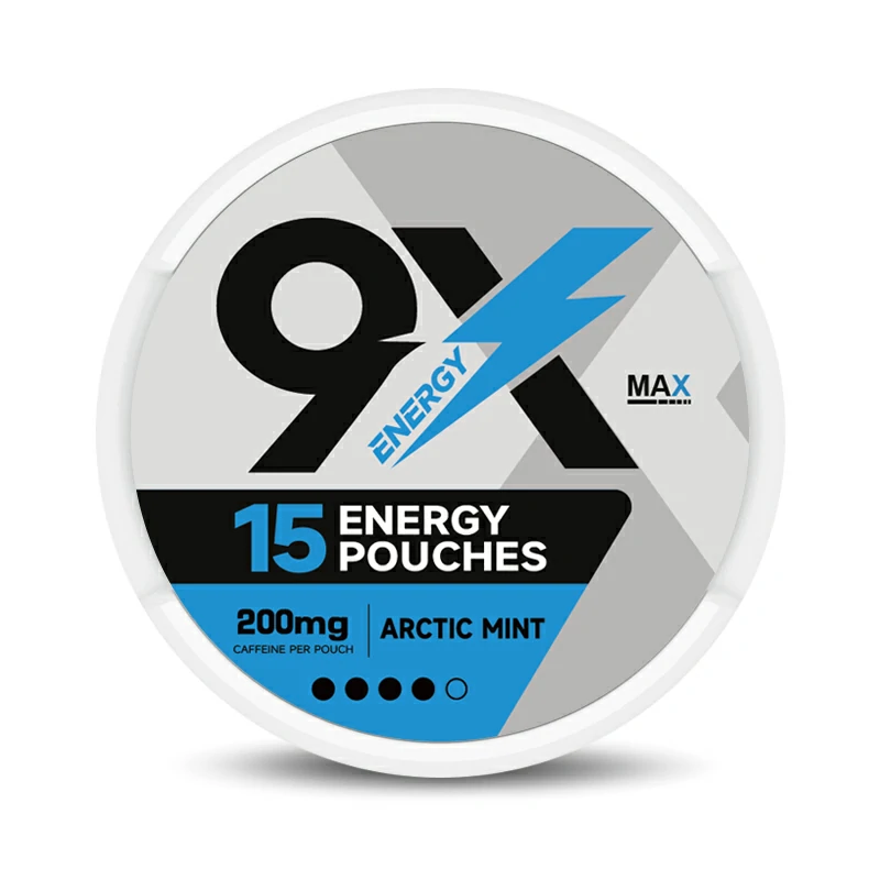9X Energy Pouch 200mg Caffeine with 8 Flavors Order Online