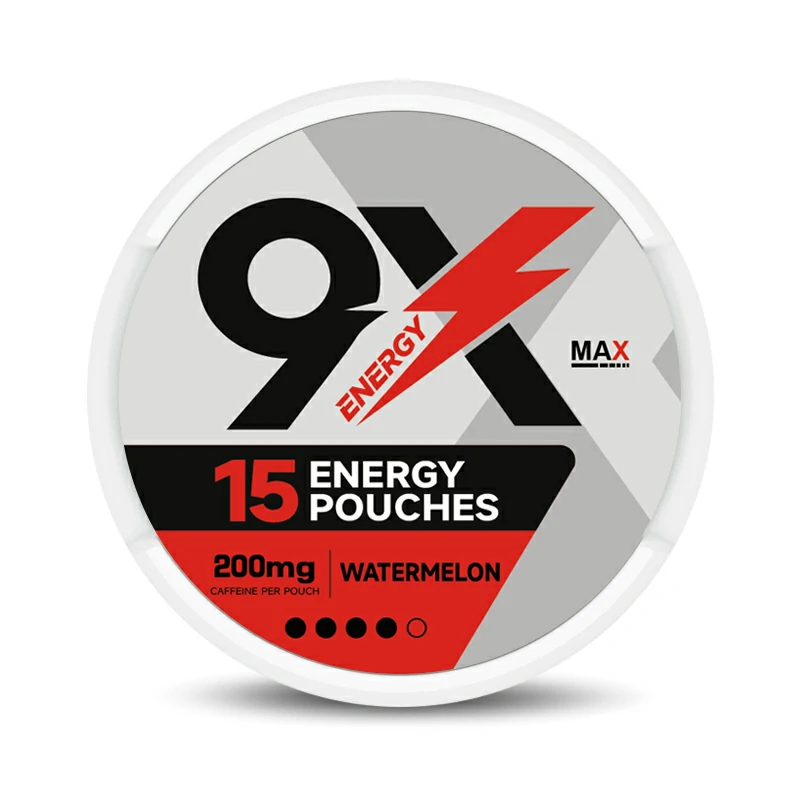 9X Energy Pouch 200mg Caffeine with 8 Flavors Order Online