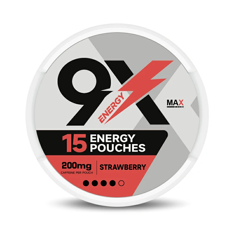 9X Energy Pouch 200mg Caffeine with 8 Flavors Order Online