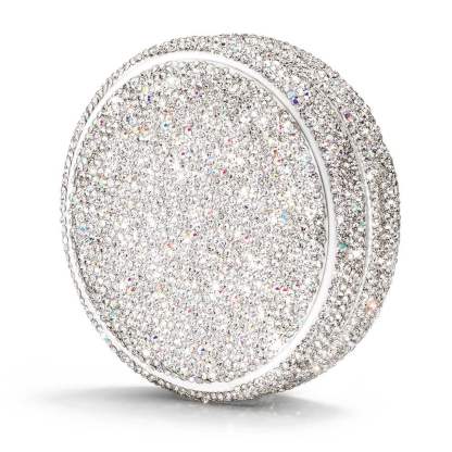 Silver Portable Case Pouch Container