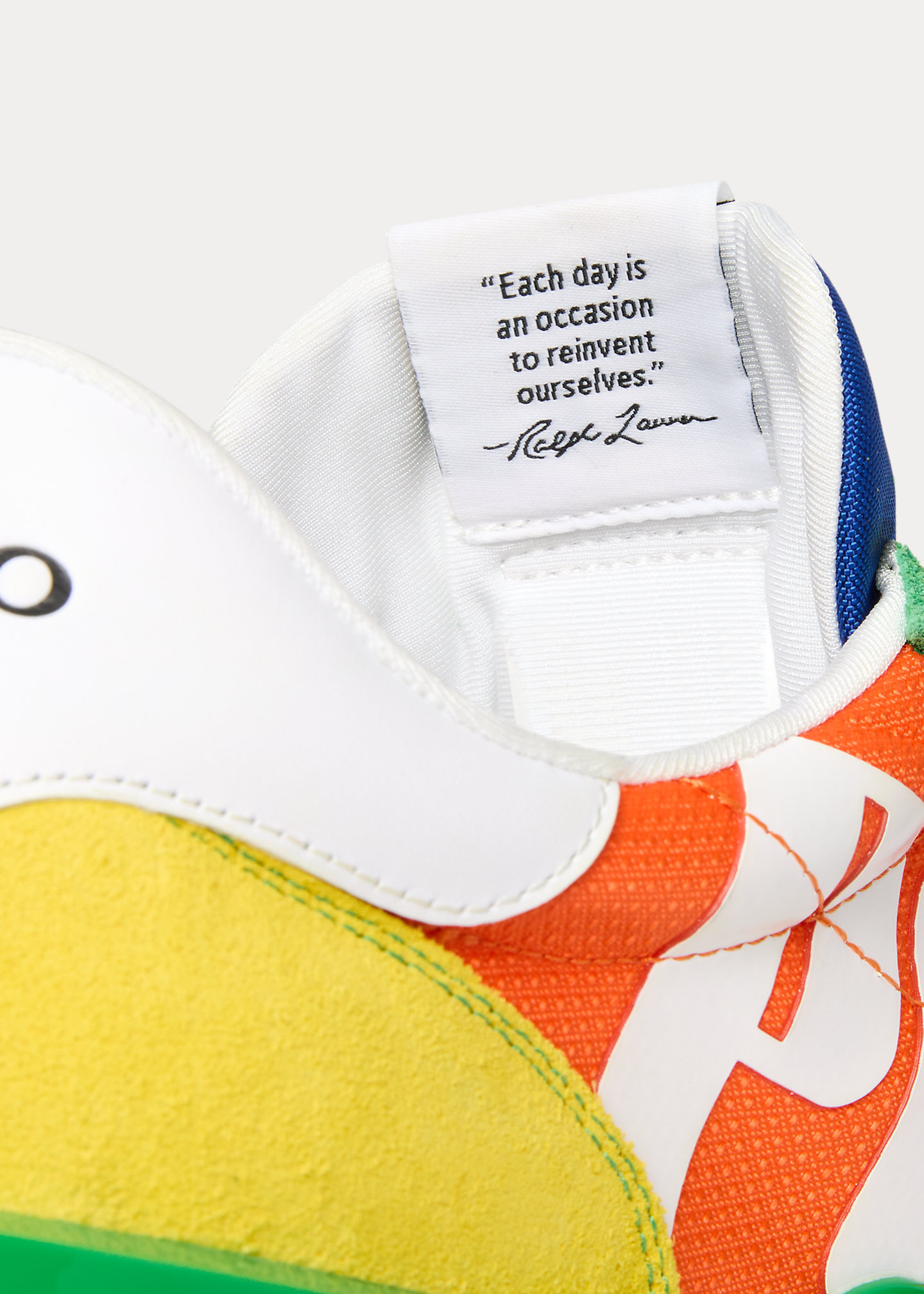 Train 89 Logo Suede & Oxford Sneaker