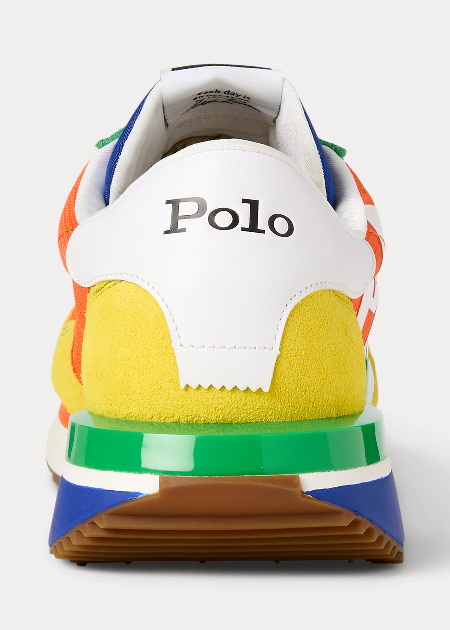 Train 89 Logo Suede & Oxford Sneaker