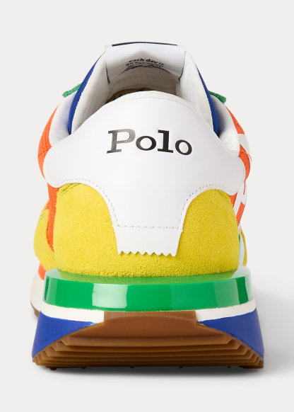 Train 89 Logo Suede & Oxford Sneaker