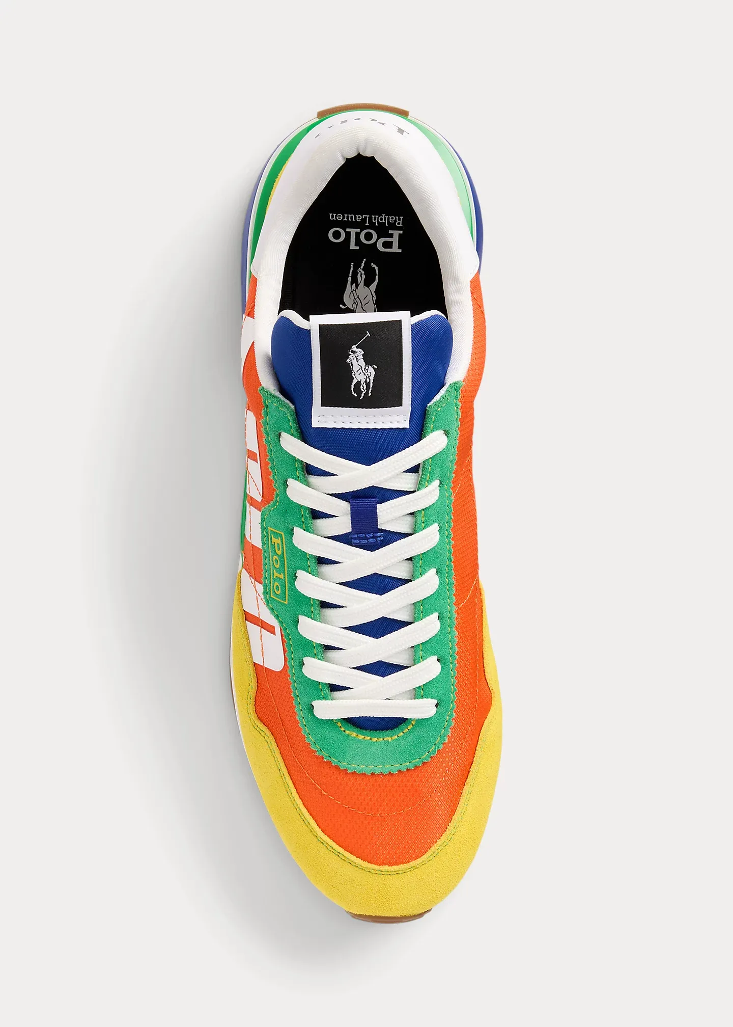 Train 89 Logo Suede & Oxford Sneaker