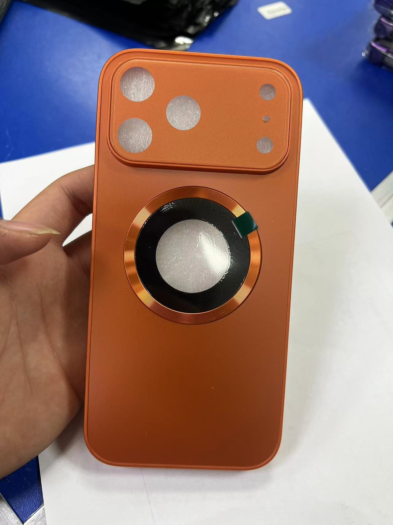 Large Window Magnetic Phone Case Matte Leakproof