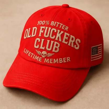🧢 Old F*ckers Club - Vintage Cotton Baseball Cap