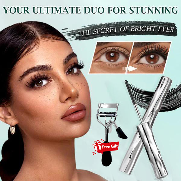 ✨LAST DAY BUY 1 GET 1 FREE!!✨Ultimate Waterproof & Sweatproof Lengthening & Curling Mascara👁️