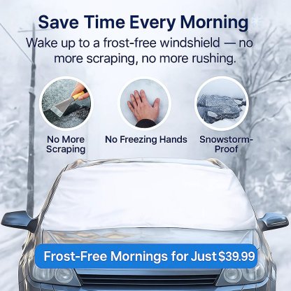 49% OFF This Week Promotions🎉🎉2025 Frostless Windshield Snow Cover