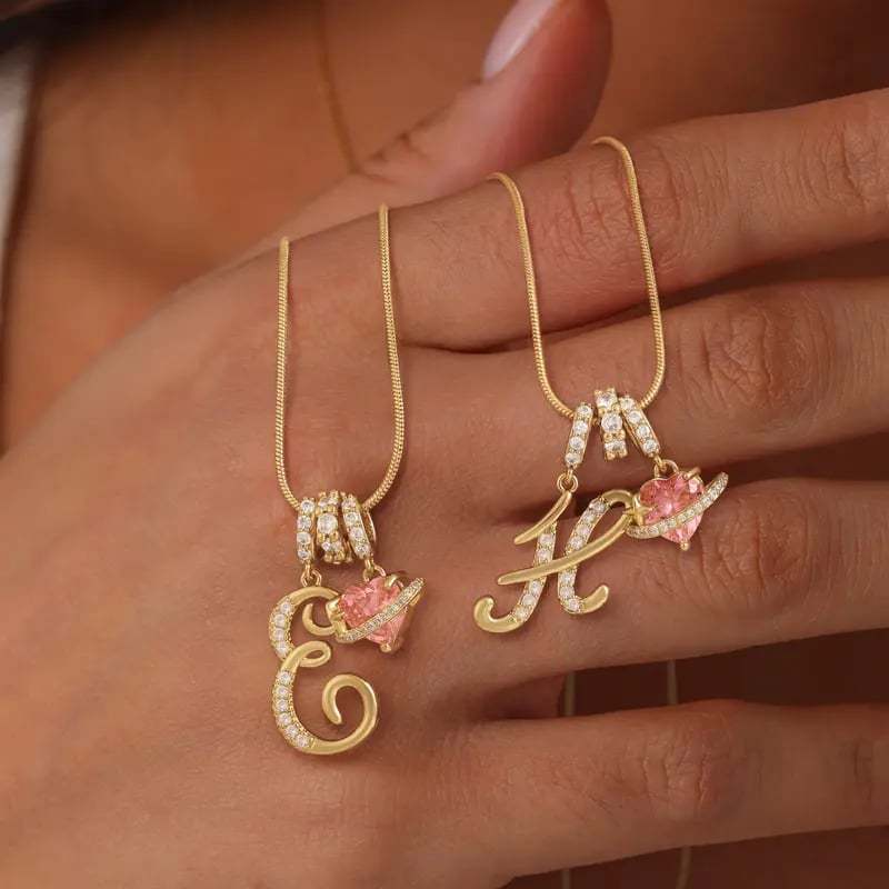 ⏰BLACK FRIDAY SALE🎁14K Gold Plated 3-Layering Initial A-Z Letter Pendant Necklaces