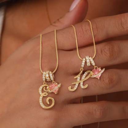 ⏰BLACK FRIDAY SALE🎁14K Gold Plated 3-Layering Initial A-Z Letter Pendant Necklaces
