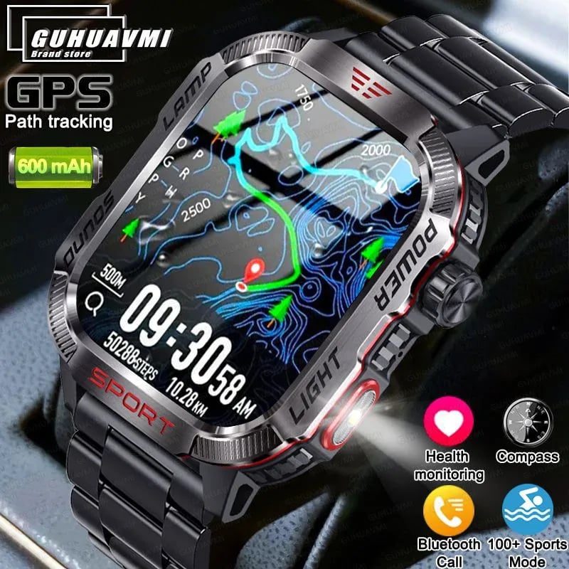 Men's Military Outdoor Sports Smart Watch for Android & IOS