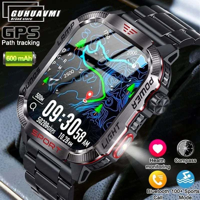 Men's Military Outdoor Sports Smart Watch for Android & IOS
