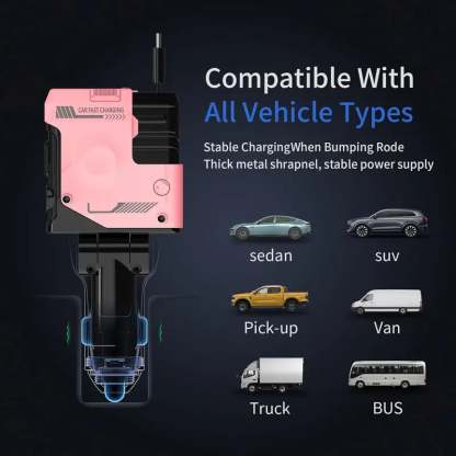 Retractable Car Charger 4 in 1 USB C Fast Charging Adapter with Dual Charge Port