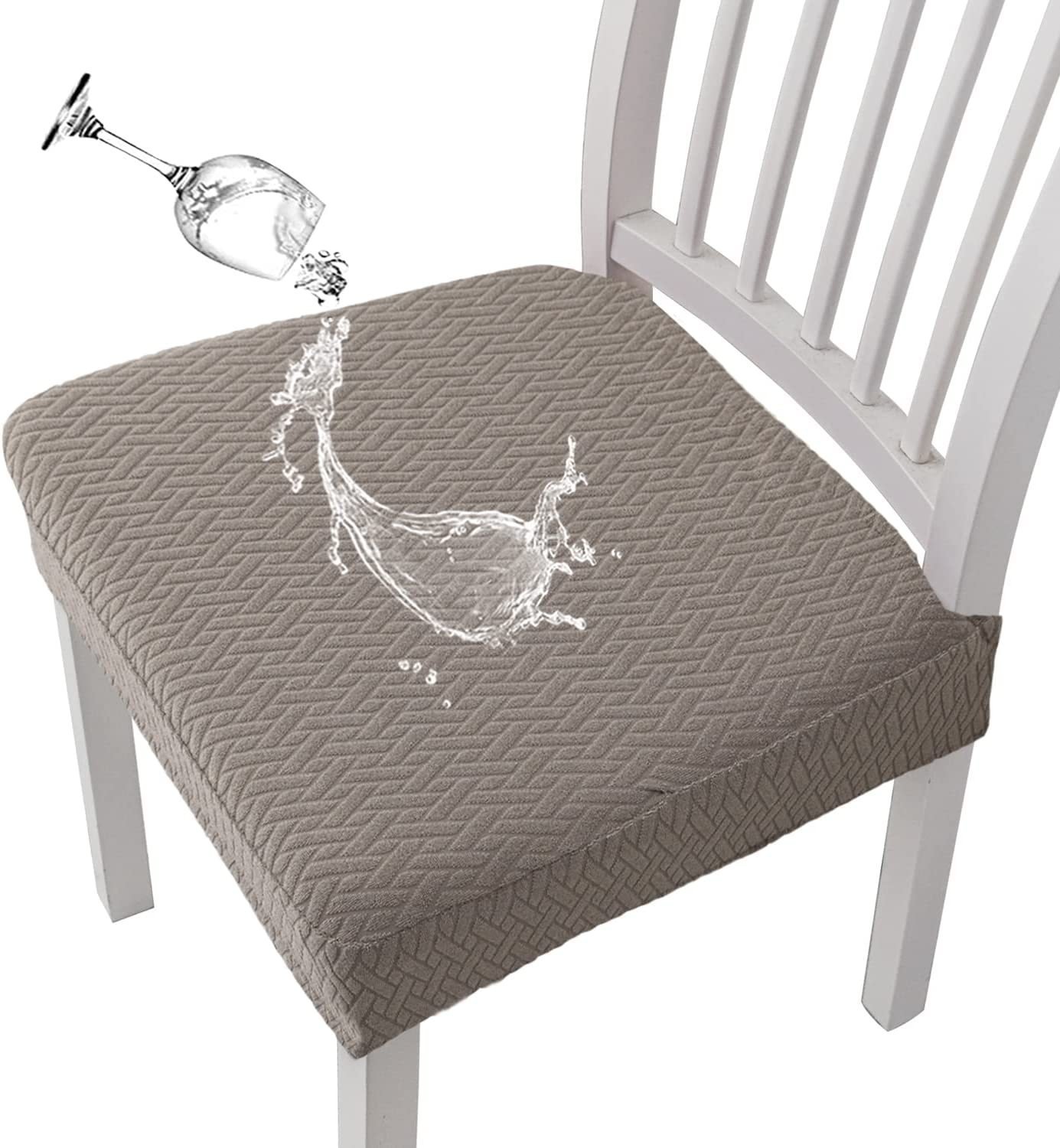 Jacquard Chair Seat Cover & BUY 6 GET EXTRA 20% OFF