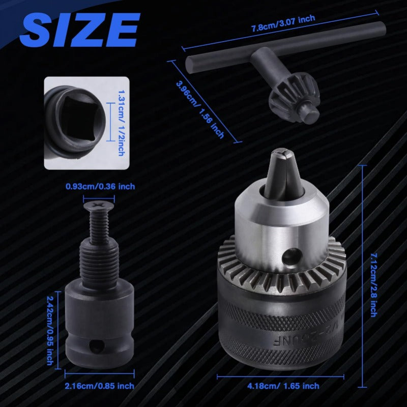 3-Jaw Drill Chuck Conversion Kit