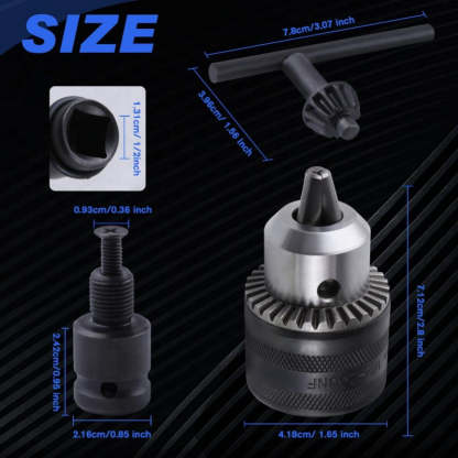 3-Jaw Drill Chuck Conversion Kit