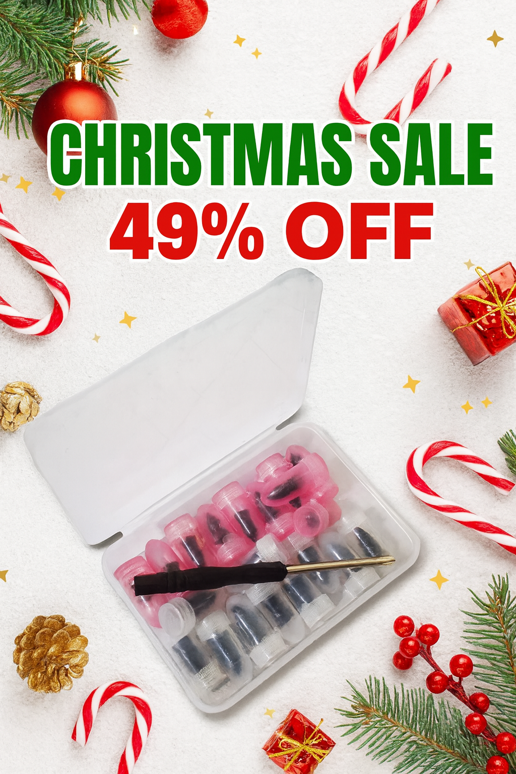 🎄Christmas Mega Sale – 49% OFF! 🔥 Instant Tire Plug Repair Kit 🚚BUY MORE SAVE MORE
