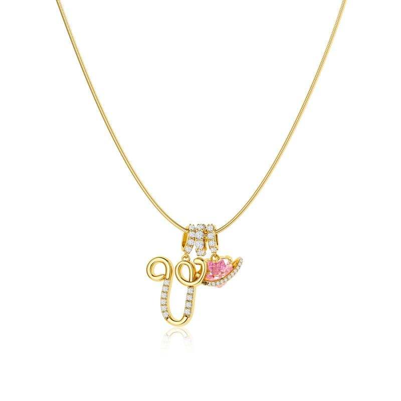 ⏰BLACK FRIDAY SALE🎁14K Gold Plated 3-Layering Initial A-Z Letter Pendant Necklaces