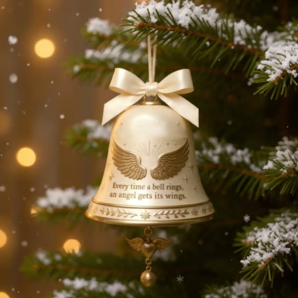 🎁New Year Sale 49% OFF🔥Angel Wing Bell Ornament